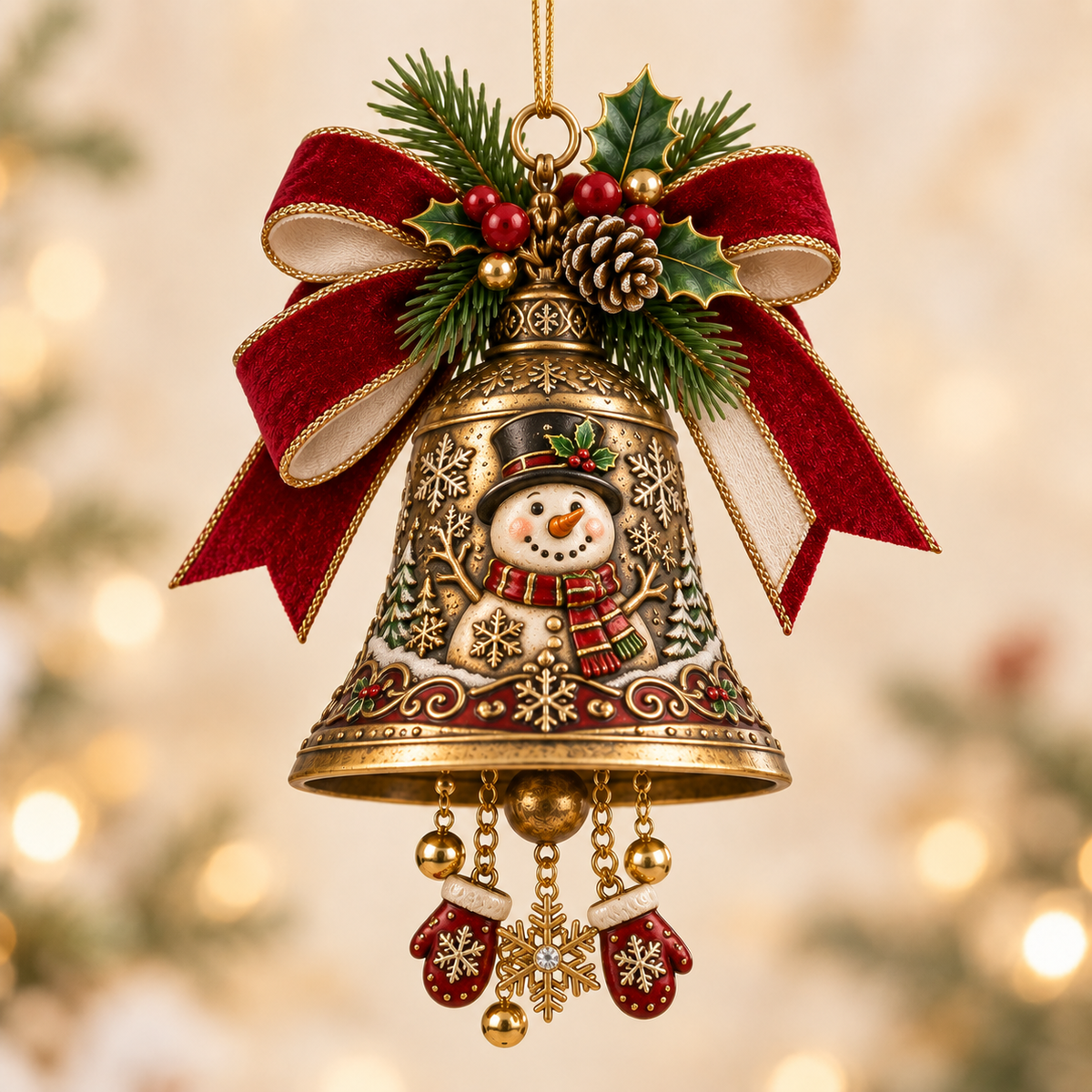 Heritage Christmas Tree Bell Ornament Collection