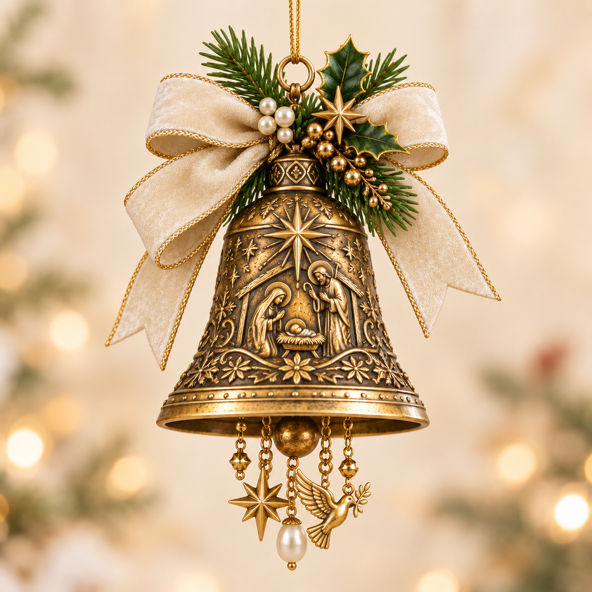 Heritage Christmas Tree Bell Ornament Collection