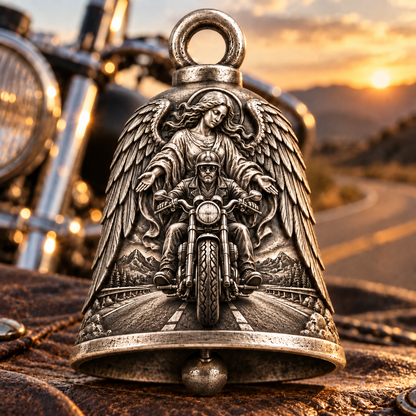 Faith on the Open Road – Christian Motorcycle Guardian Bell Collection