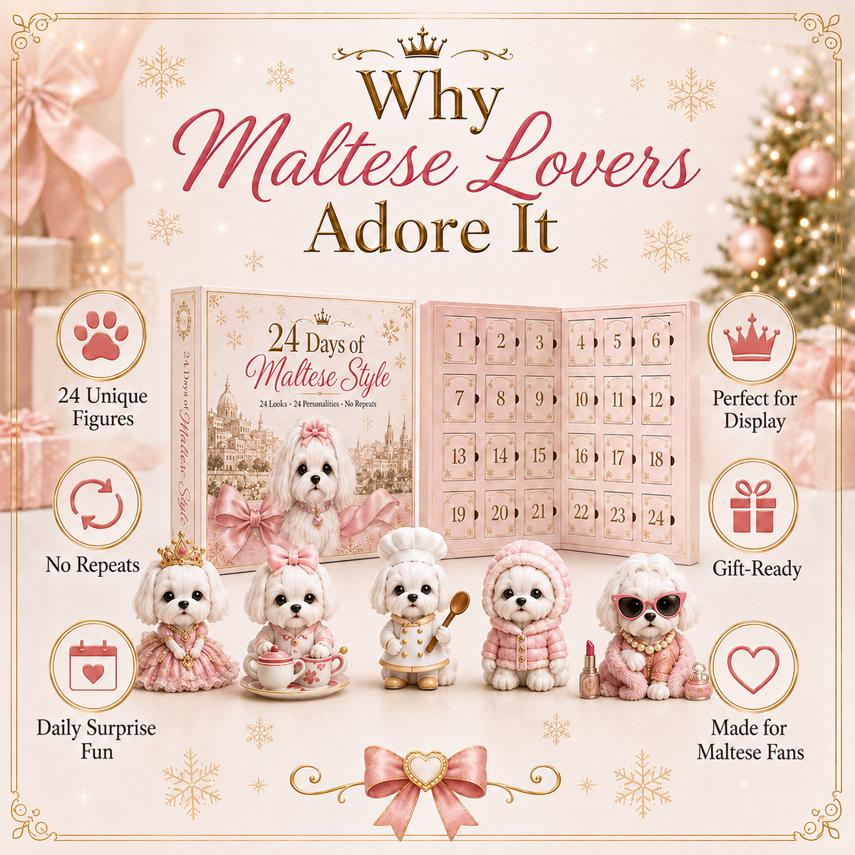 24 Days of Maltese Style™ Advent Calendar