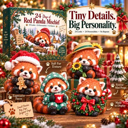 Panda Paws & Tiny Chaos™ – 24 Red Panda Mischief Collectibles
