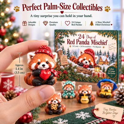 Panda Paws & Tiny Chaos™ – 24 Red Panda Mischief Collectibles