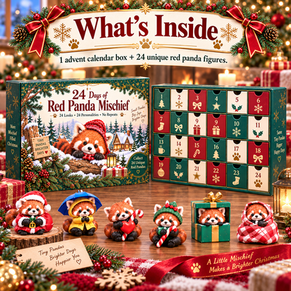 Panda Paws & Tiny Chaos™ – 24 Red Panda Mischief Collectibles