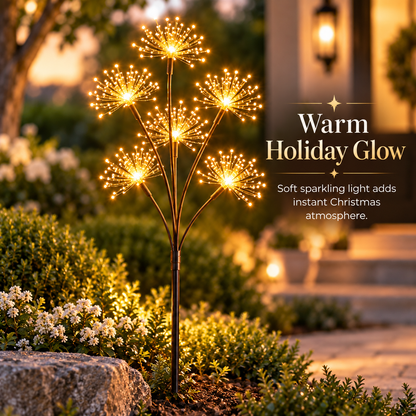 ✨ Solar Starlight Garden Branches – 3-Piece Warm White Outdoor Light Set