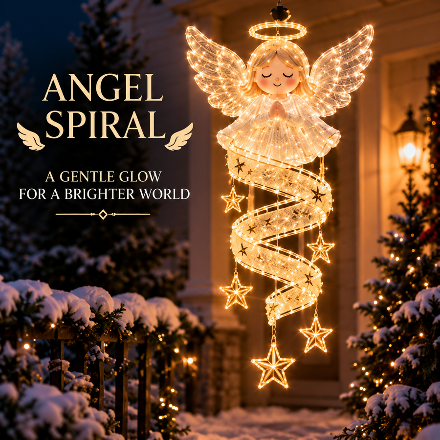 Angel Spiral Christmas hanging light