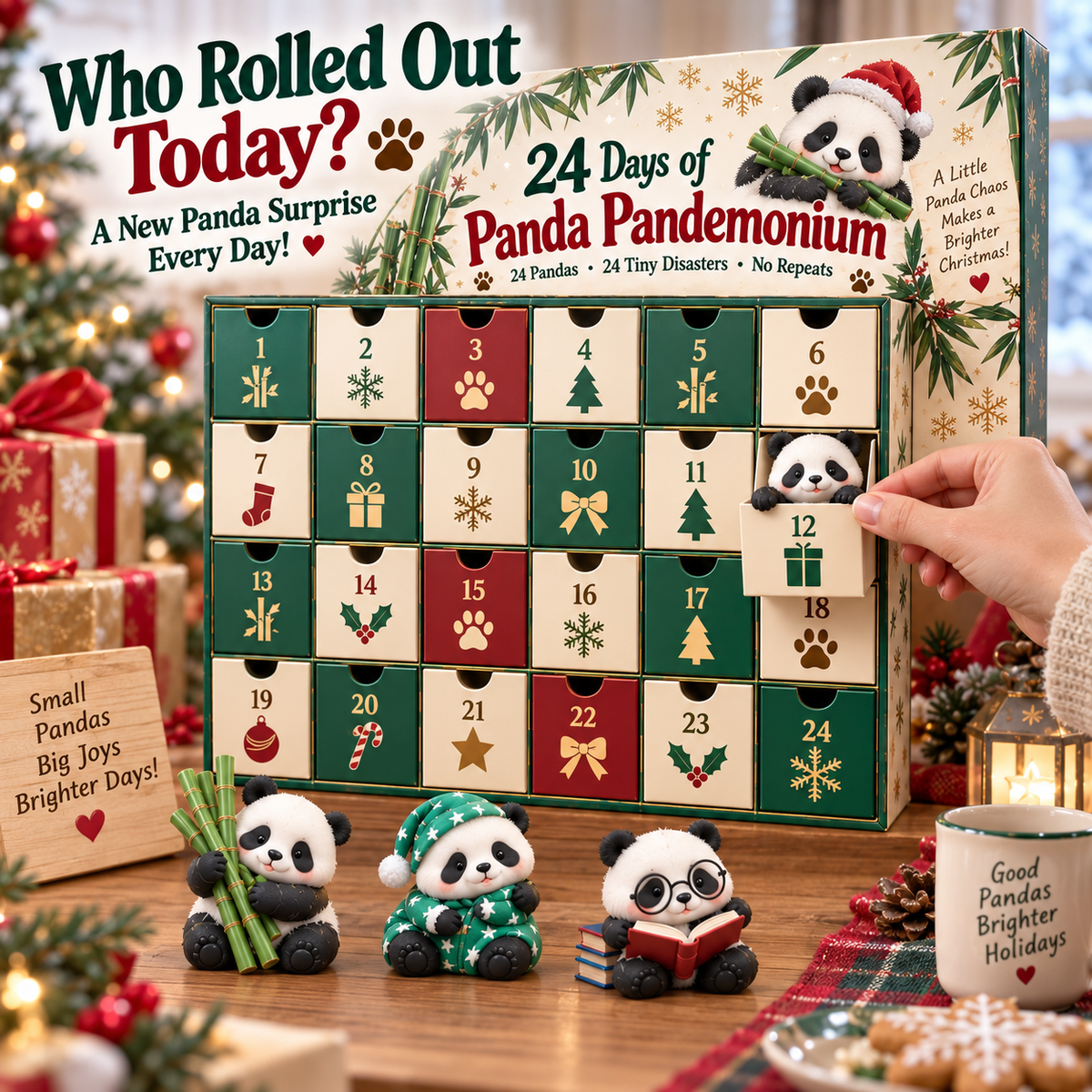 Detailed Panda Pandemonium collectible figure