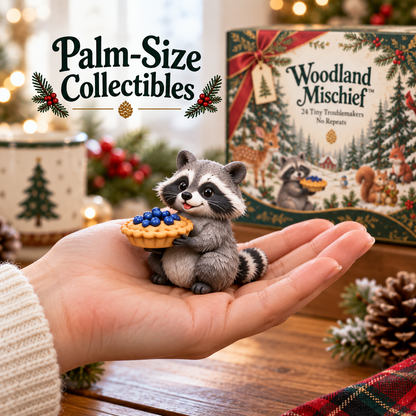 🌲 Woodland Mischief™ – 24 Tiny Troublemakers, 24 Unique Woodland Collectibles