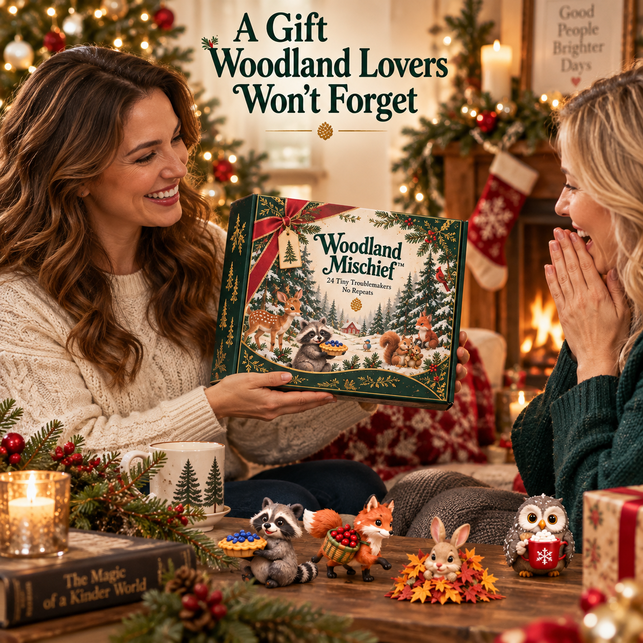 🌲 Woodland Mischief™ – 24 Tiny Troublemakers, 24 Unique Woodland Collectibles