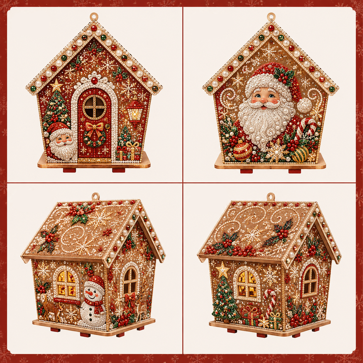 DIY Pearl Art Christmas Collection