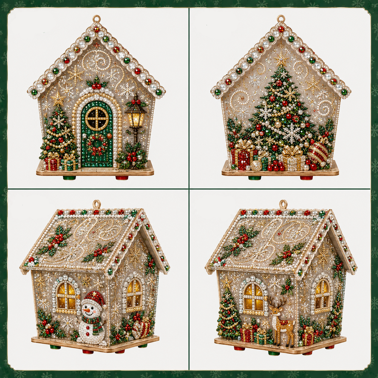 DIY Pearl Art Christmas Collection