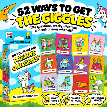 😂 Super Silly Go Fish™ Family Card Game for Kids & Game Night