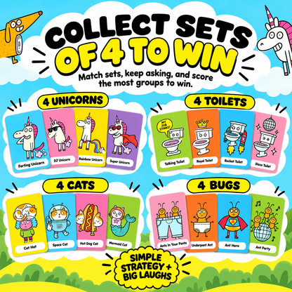 😂 Super Silly Go Fish™ Family Card Game for Kids & Game Night