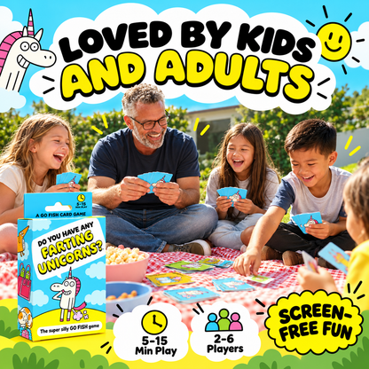 😂 Super Silly Go Fish™ Family Card Game for Kids & Game Night