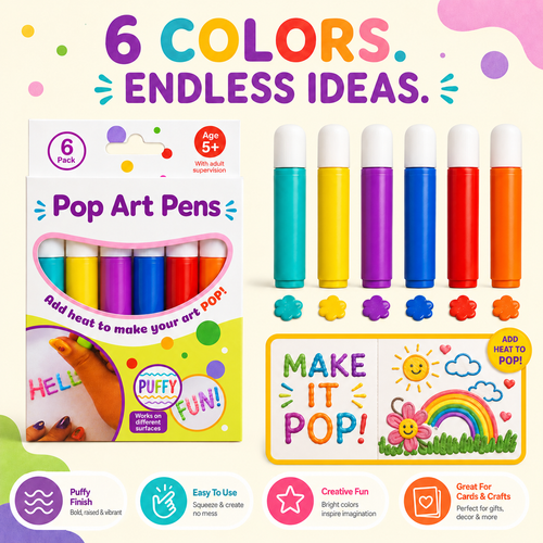 3D Relief Art Pen – Turn Flat Drawings Into Touchable 3D Art