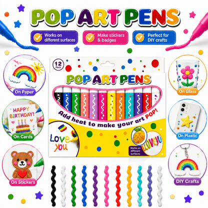 3D Relief Art Pen – Turn Flat Drawings Into Touchable 3D Art