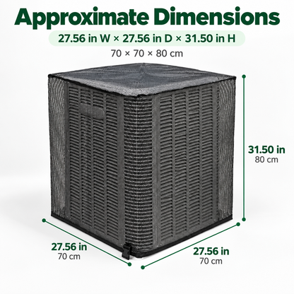 ❄️ Heavy-Duty Mesh AC Cover – All-Season Outdoor Protection