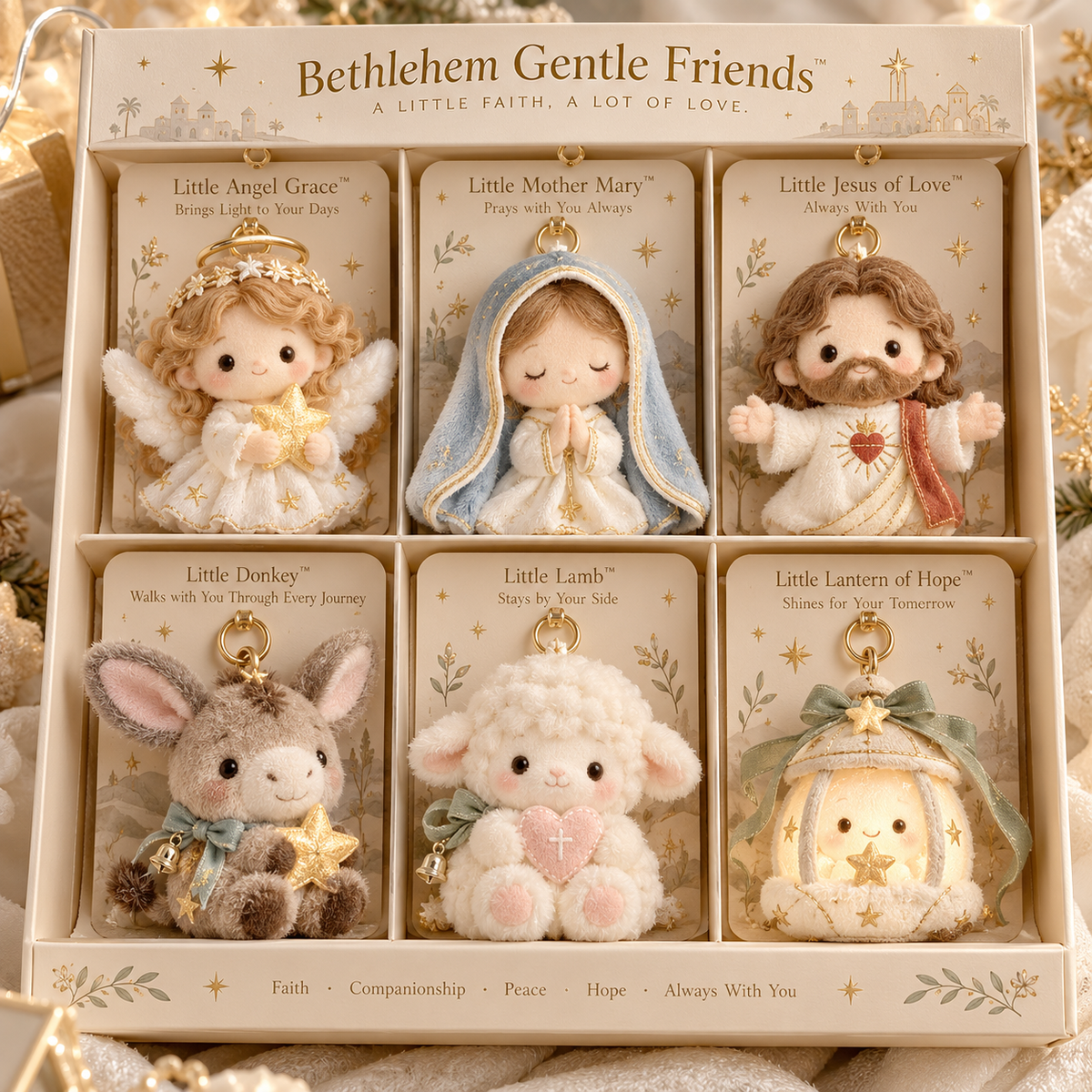 Complete Bethlehem Gentle Friends six piece collection