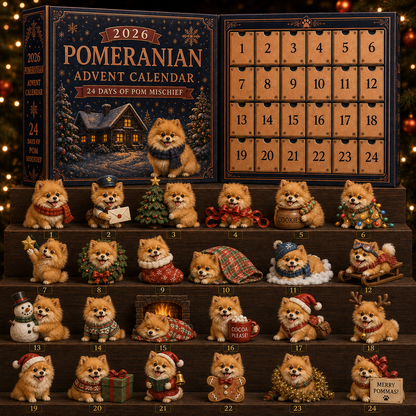 ⏰Limited Stock 50% OFF - 🎄🐕 2026 Golden Retriever Advent Calendar – 24 Days of Golden Mischief