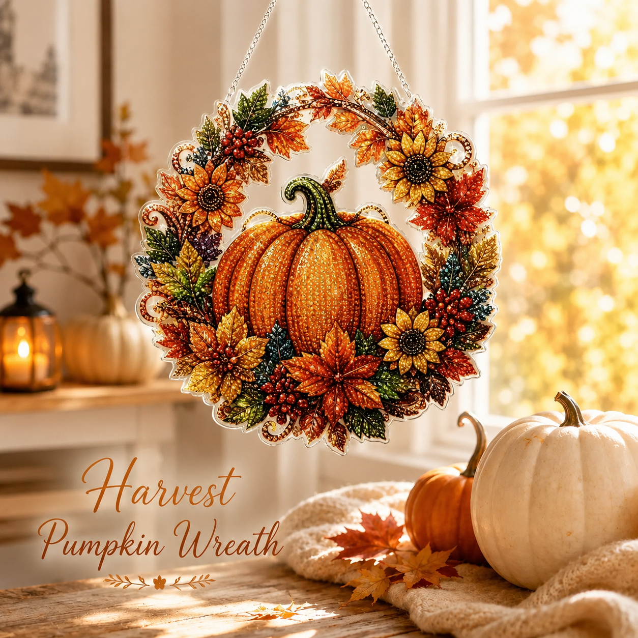 🎃 Halloween Diamond Painting Hanging Ornament Kit ✨