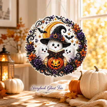 🎃 Halloween Diamond Painting Hanging Ornament Kit ✨
