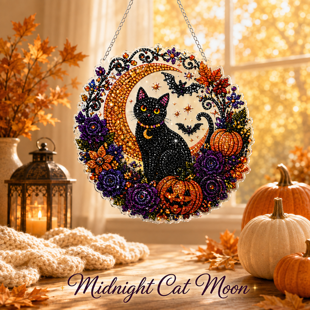 Halloween diamond painting hanging ornament style