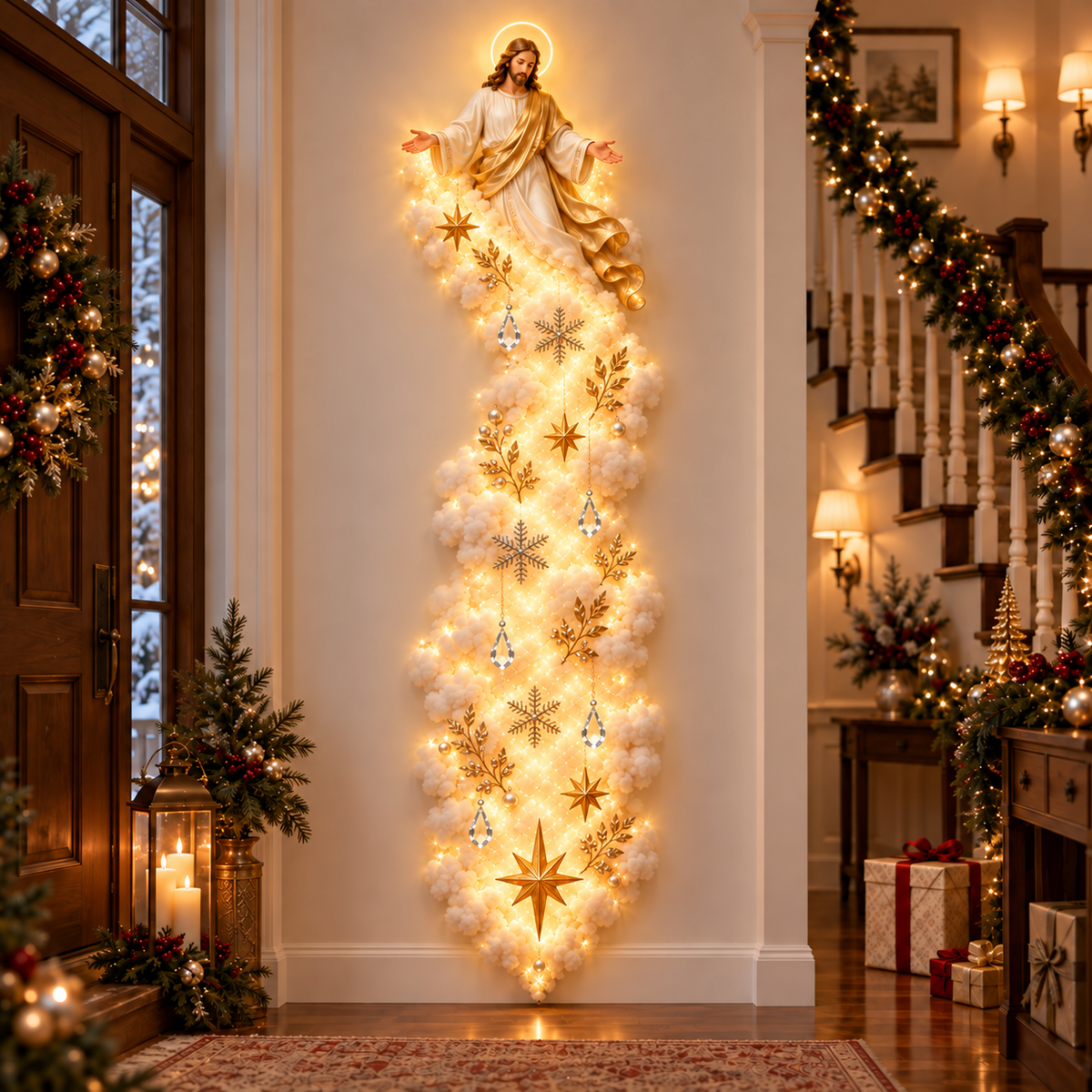 🙏 Heaven’s Blessing™ Christmas Wall Light Collection | 6 Faith-Inspired Designs