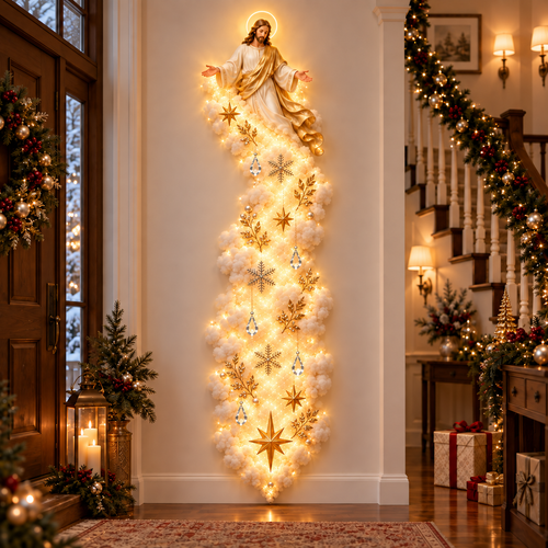 🙏 Heaven’s Blessing™ Christmas Wall Light Collection | 6 Faith-Inspired Designs