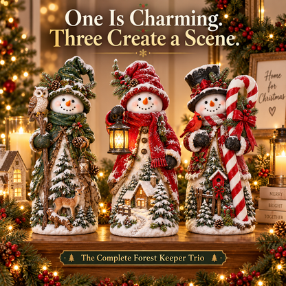 ☃️ Snowman Forest Keeper Christmas Collection | 3 Enchanted Winter Characters