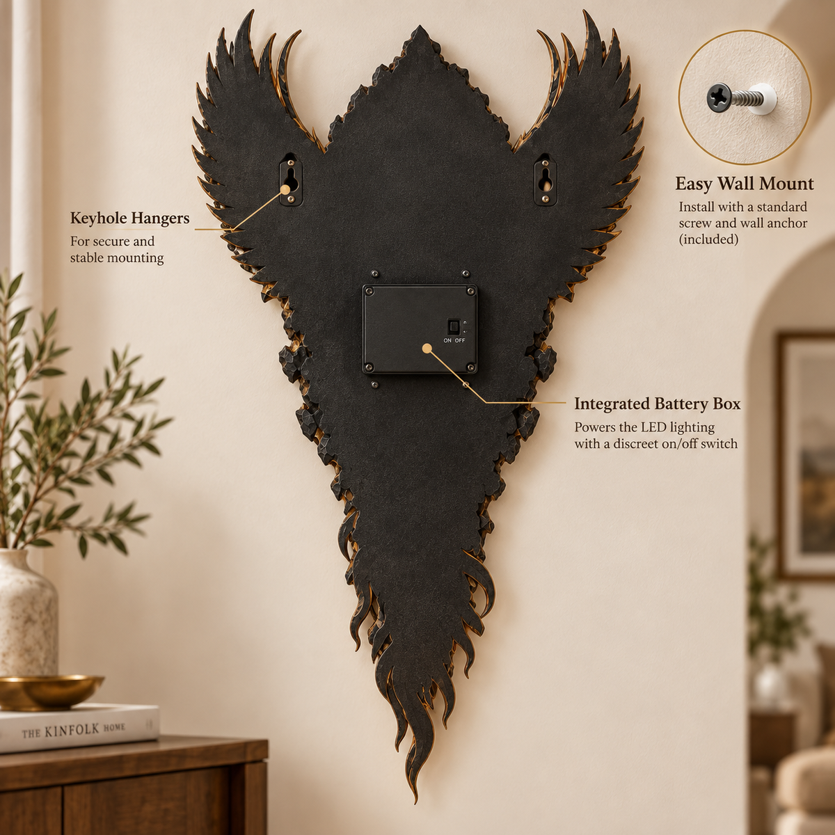 Legends of Light™ Fantasy Guardian Wall Sconce Collection