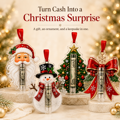 🎁💵 Christmas Cash Holder Ornament — Turn Cash Into a Christmas Surprise