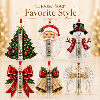 🎁💵 Christmas Cash Holder Ornament — Turn Cash Into a Christmas Surprise