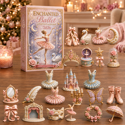 ⌛ Last Day! 49% OFF – 🩰 Enchanted Ballet Advent Calendar 2026 – 24 Days of Ballet Magic