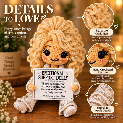 I Will Always Love You – Dolly Inspired Emotional Support Doll