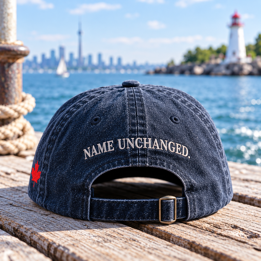 Back embroidery of Lake Ontario cap