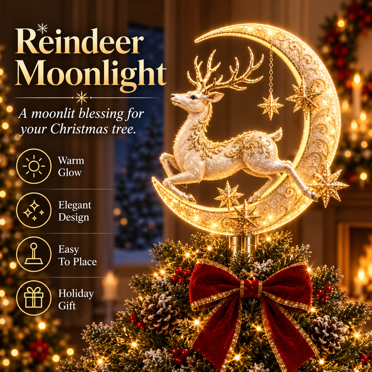 ⏳ Last Day 49% OFF – ✝️ Christian Christmas Tree Topper | Cute Jesus Blessing & Mary Grace Designs for Faith-Filled Trees, Family Traditions & Meaningful Holiday Décor 🎄