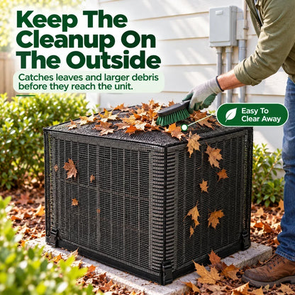 🔥Last Day 50% OFF- ❄️ Heavy-Duty Mesh AC Cover – All-Season Outdoor Protection