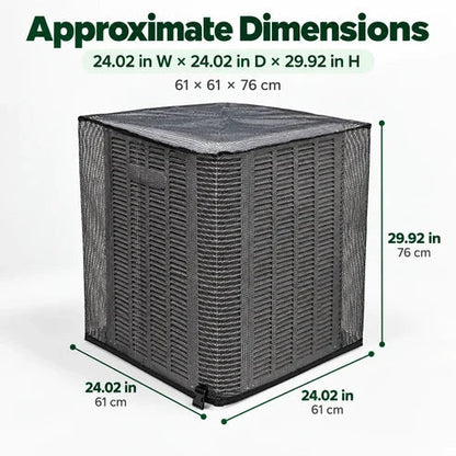 🔥Last Day 50% OFF- ❄️ Heavy-Duty Mesh AC Cover – All-Season Outdoor Protection