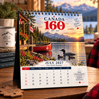 🇨🇦 Canada 160 Wild Canada 2027 Calendar | 12 Months of the True North
