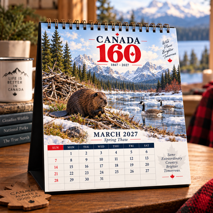 🇨🇦 Canada 160 Wild Canada 2027 Calendar | 12 Months of the True North