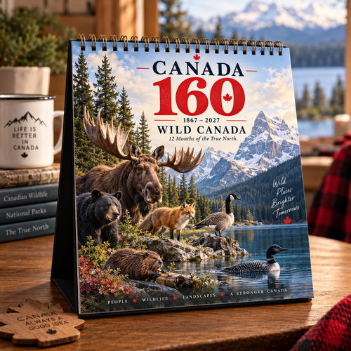 🇨🇦 Canada 160 Wild Canada 2027 Calendar | 12 Months of the True North