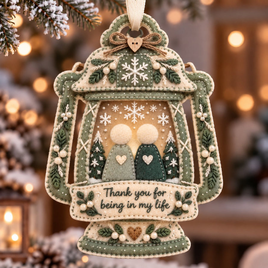 Guiding Light felt ornament
