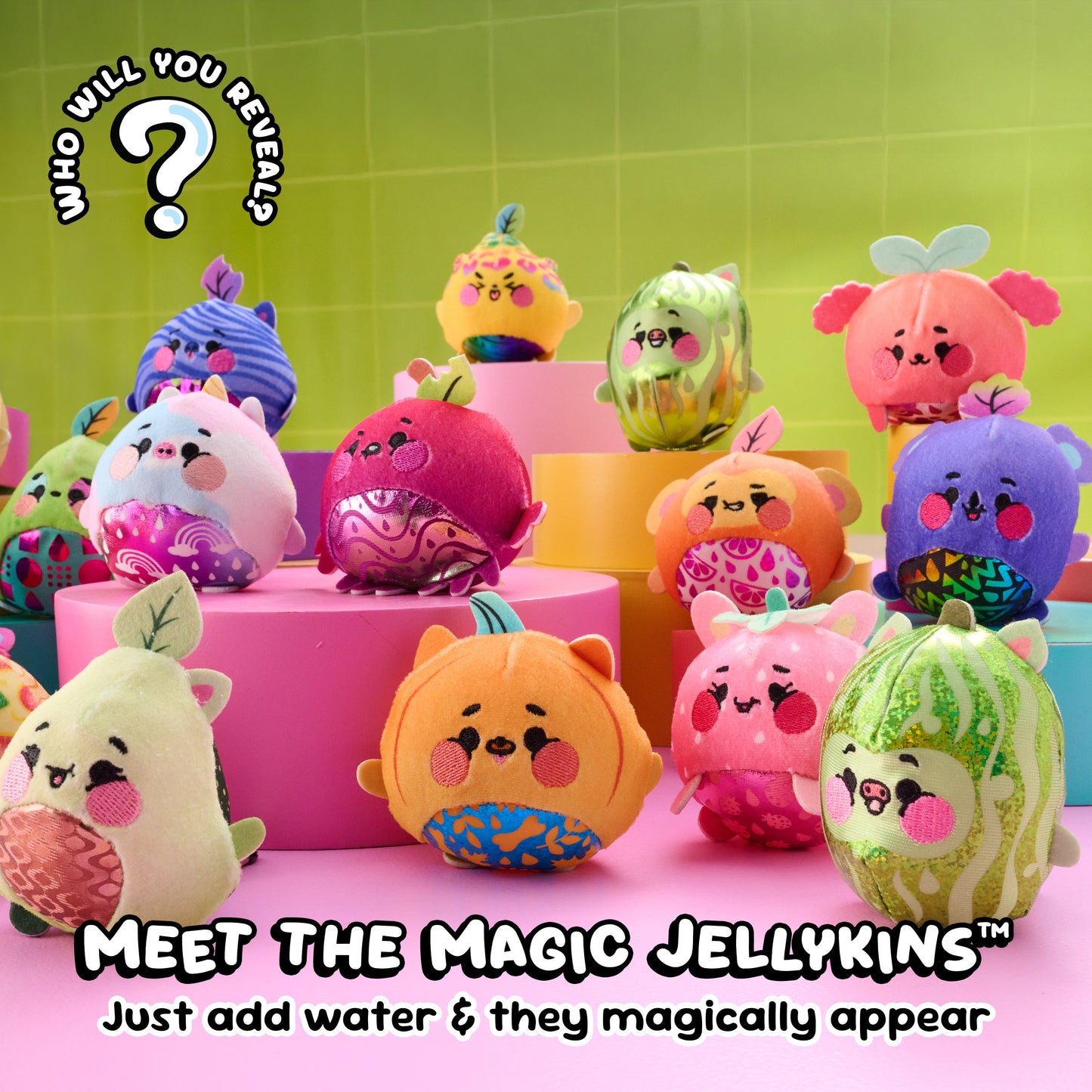 🎁✨ 50% OFF Magic Jellykins Surprise Plush Jar🪄 – 💦Add Water, Shake & Reveal Your Mystery Friend