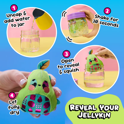 🎁✨ 50% OFF Magic Jellykins Surprise Plush Jar🪄 – 💦Add Water, Shake & Reveal Your Mystery Friend