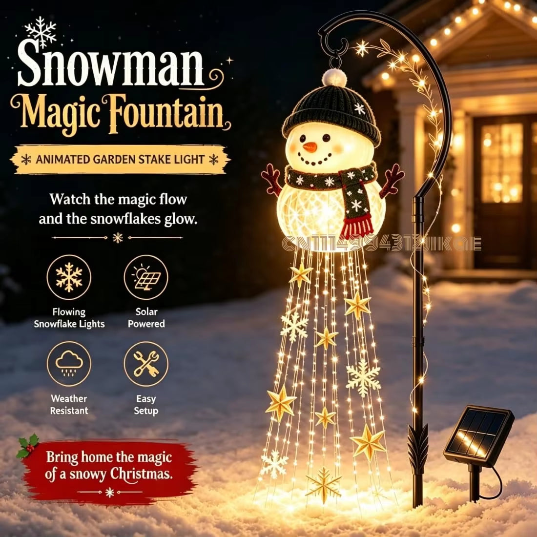 Lurevixea™ Christmas Snowman Light