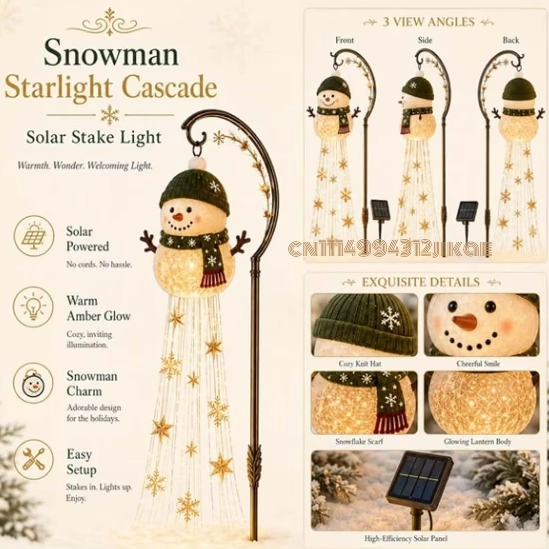 Starlight Snowman product details