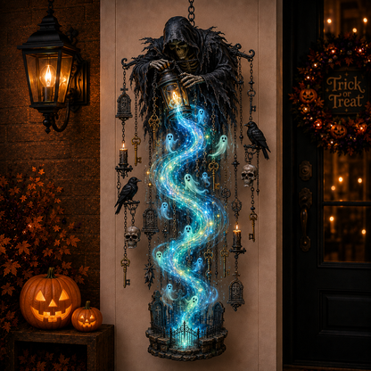 🎃✨ Haunted Glow Cascade Door Hanger Collection 👻🕯️