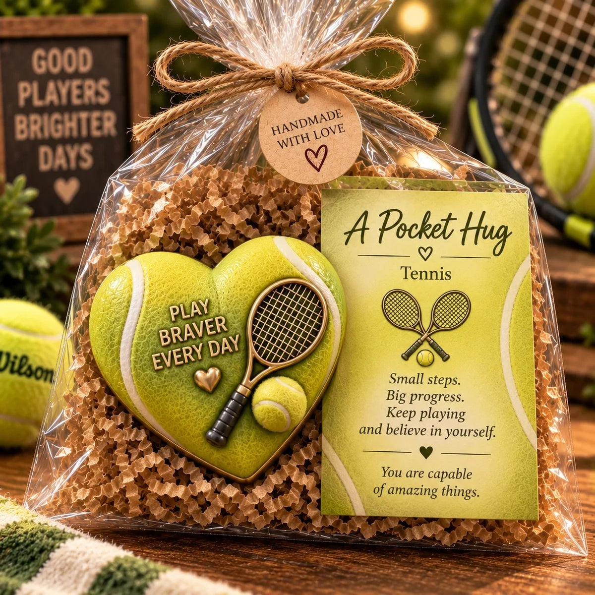🔥Last Day 47% OFF- 🏆 Sports Pocket Hug | Inspirational Athlete Keepsake Gift