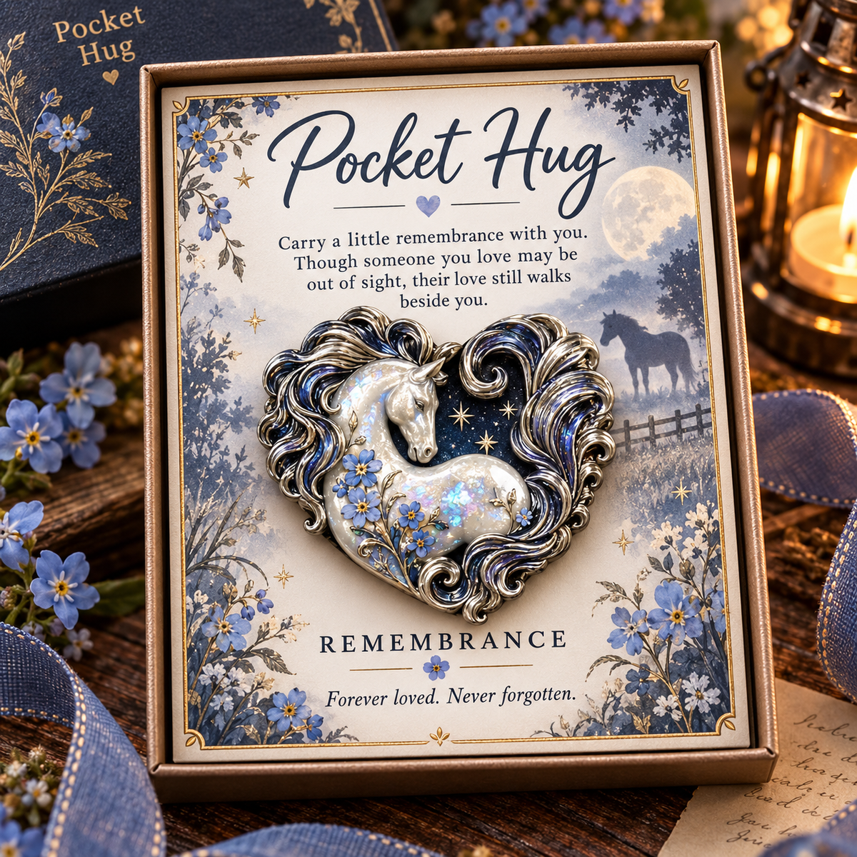 ⏰Limited Stock 50% OFF - 🐴  Pocket Hug Keepsake | A Little Reminder to Carry With You