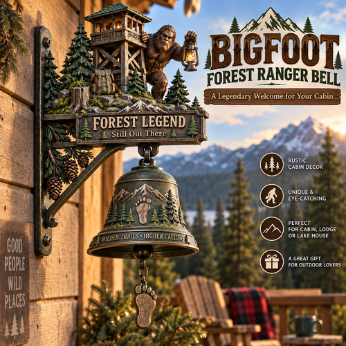 ⏰Limited Stock 50% OFF - 🌲🔔 Bigfoot Forest Ranger Doorbell