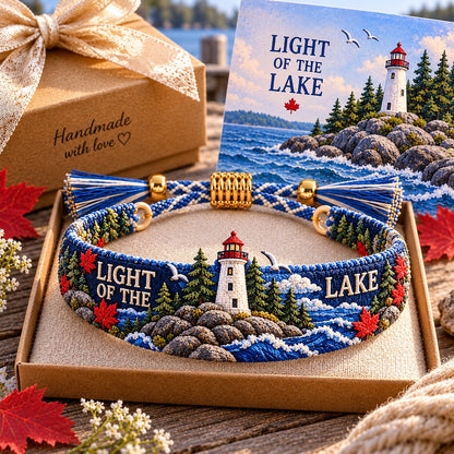 🌊 Lake Ontario Forever™ Embroidered Keepsake Bracelet 🍁
